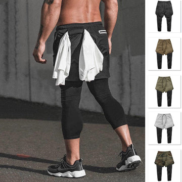 2 In 1 Double-deck Shorts